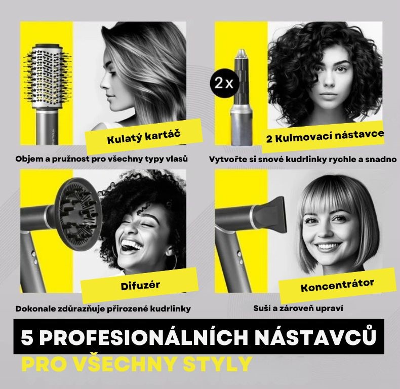 VITALmaxx Fén na vlasy a Hairstyler s BLDC motorem STYLE & SHINE 15537 (3)